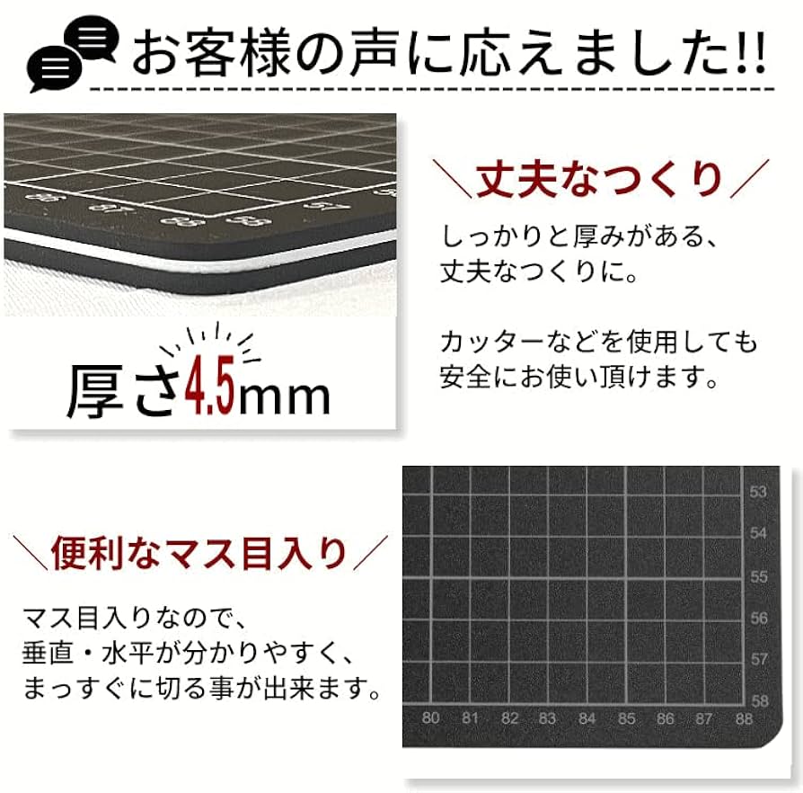Amazon.co.jp: 厚手A1カッターマット[900×600×4.5mm